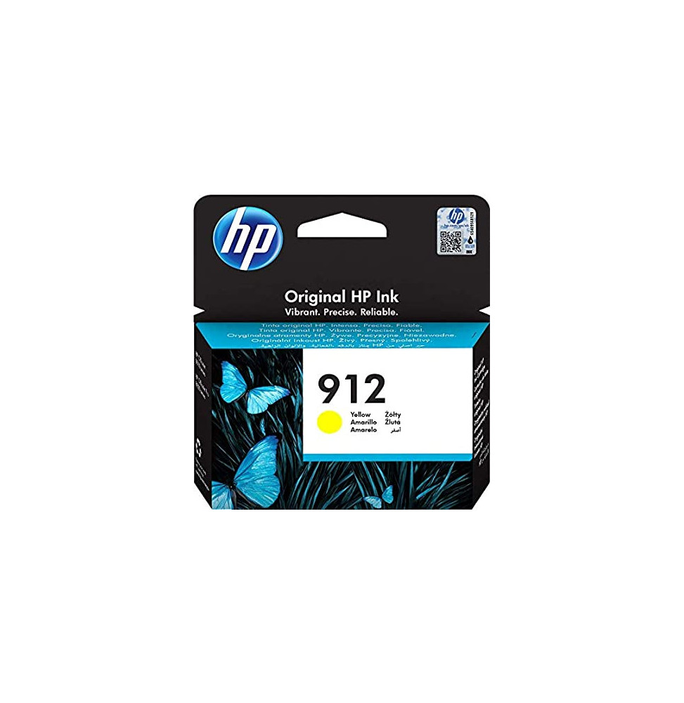 HP 912, Originale, Inchiostro a base di pigmento, Giallo, HP