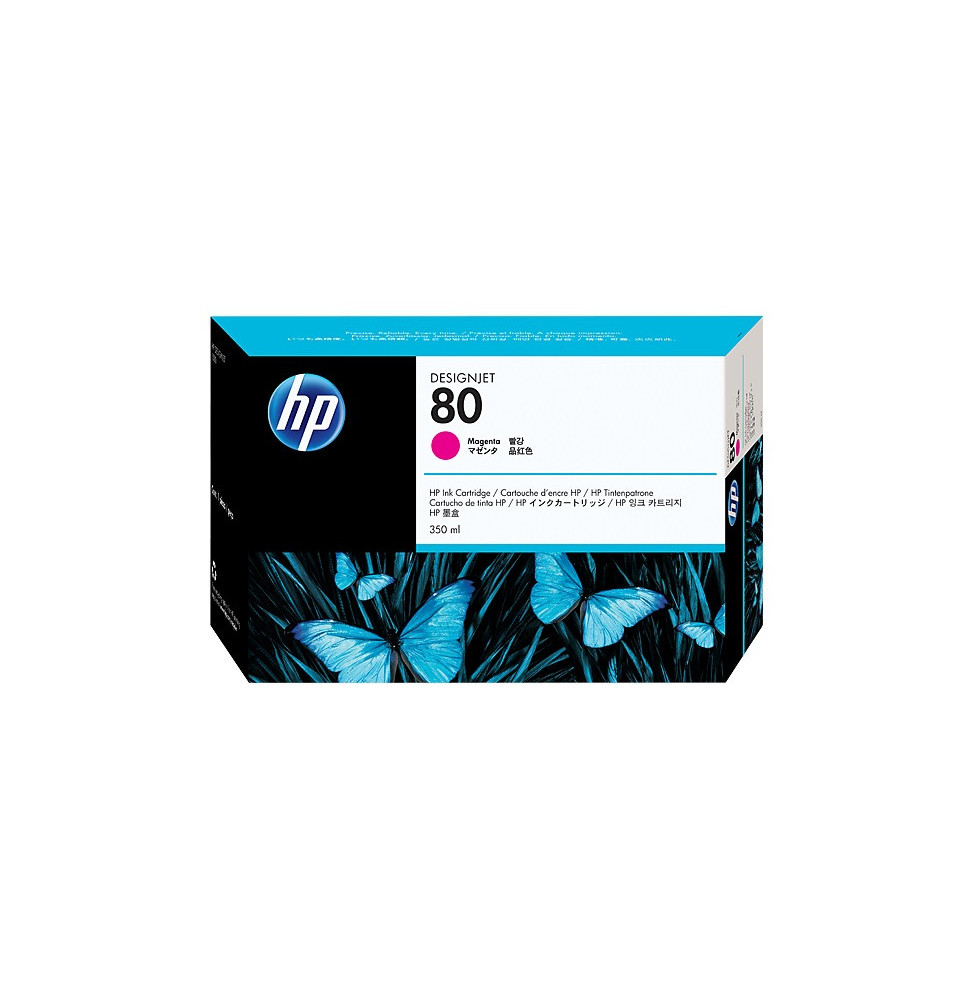 HP C4847A ORIGINALE CARTUCCIA INCHIOSTRO MAGENTA N80 350ml 1