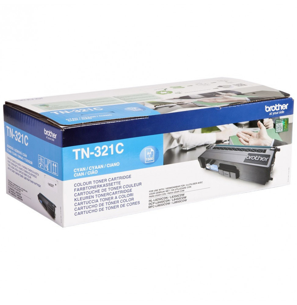 BROTHER TN321C ORIGINALE TONER CIANO PER HL L8250CDN 1.500PG