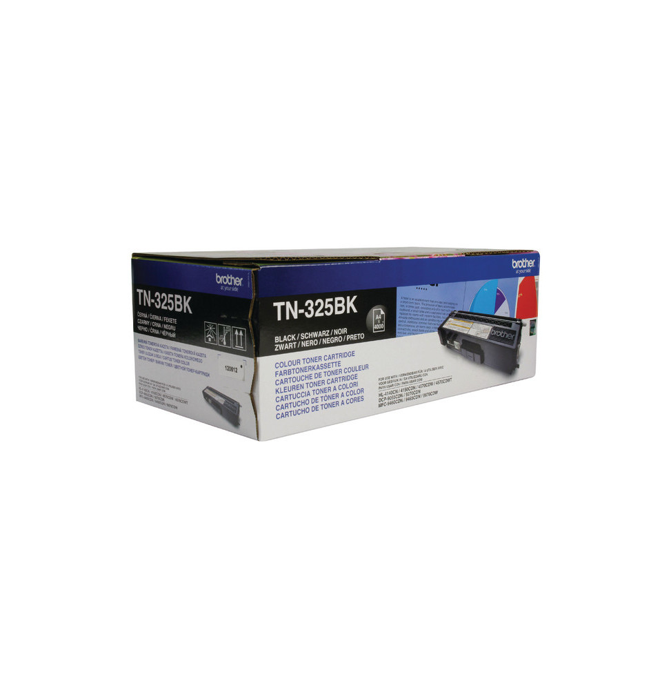 BROTHER TN325BK ORIGINALE TONER NERO PER HL 4570CDW 4.000PG