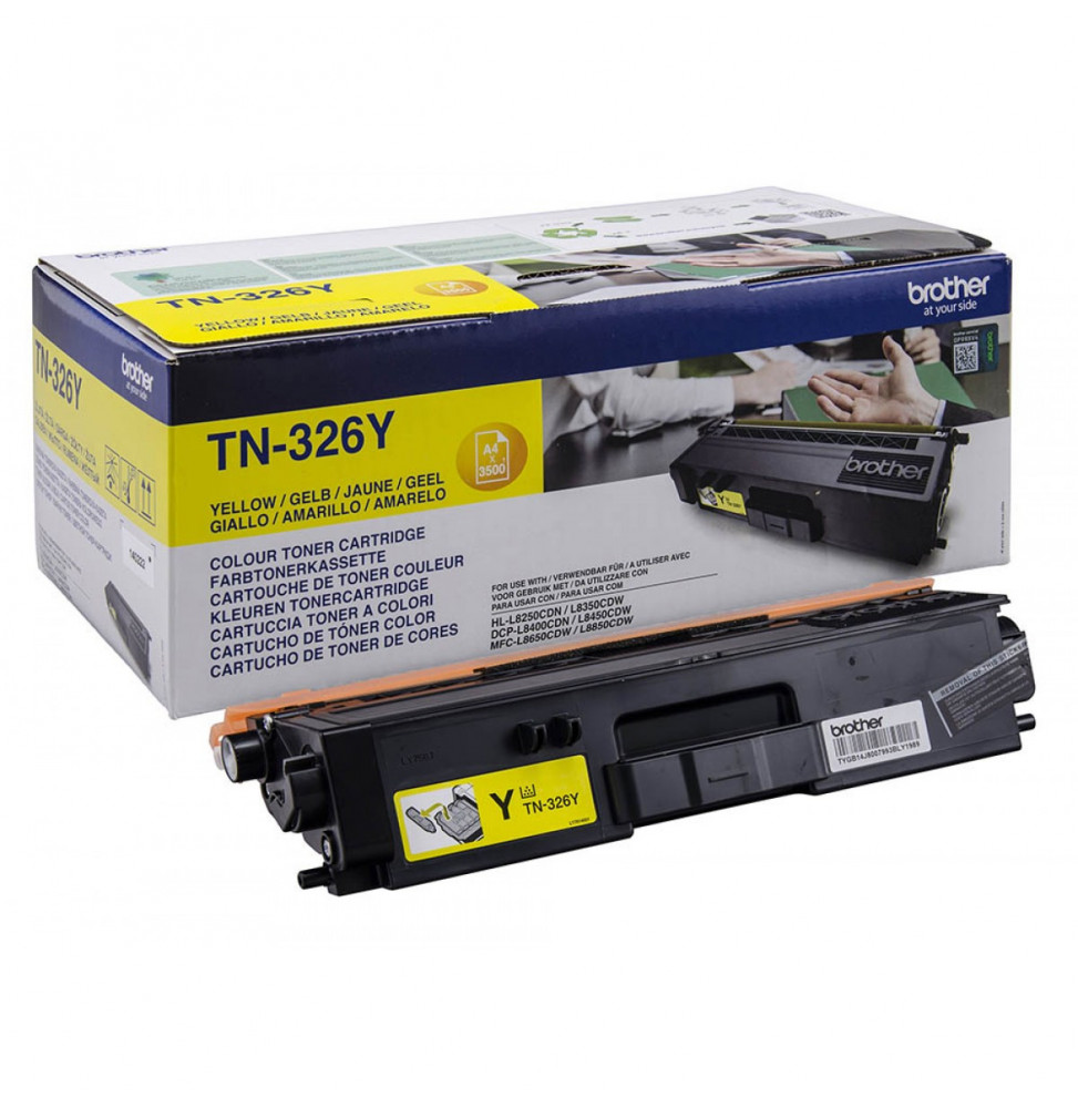 BROTHER TN326Y ORIGINALE TONER GIALLO PER HL L8250CDN 3.500P