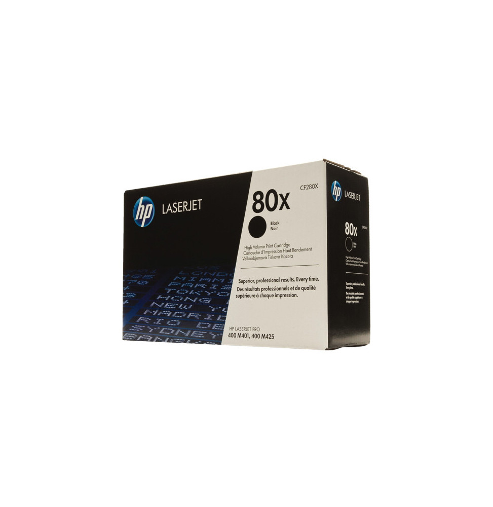 HP 80 CF280X ORIGINALE TONER NERO PER LASERJET M401/425 6.90