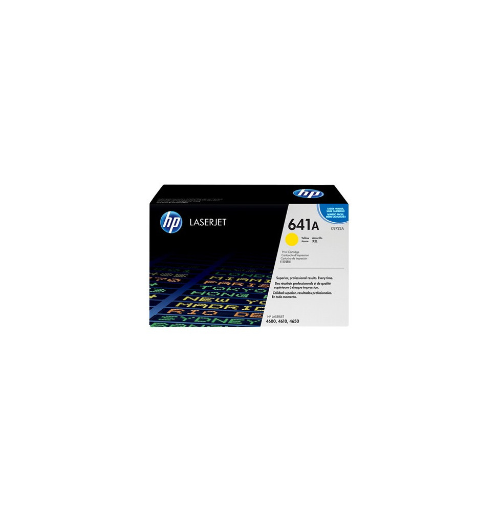 HP C9722A ORIGINALE TONER GIALLO PER COLOR LASERJET 4600/465