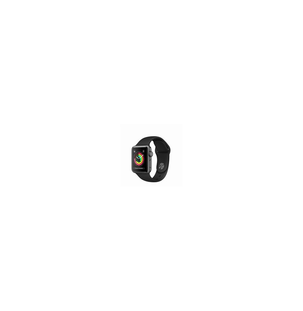 APPLE WATCH SERIE 3 GPS 38MM SPACE GREY WITH BLACK
MTF02QL/A