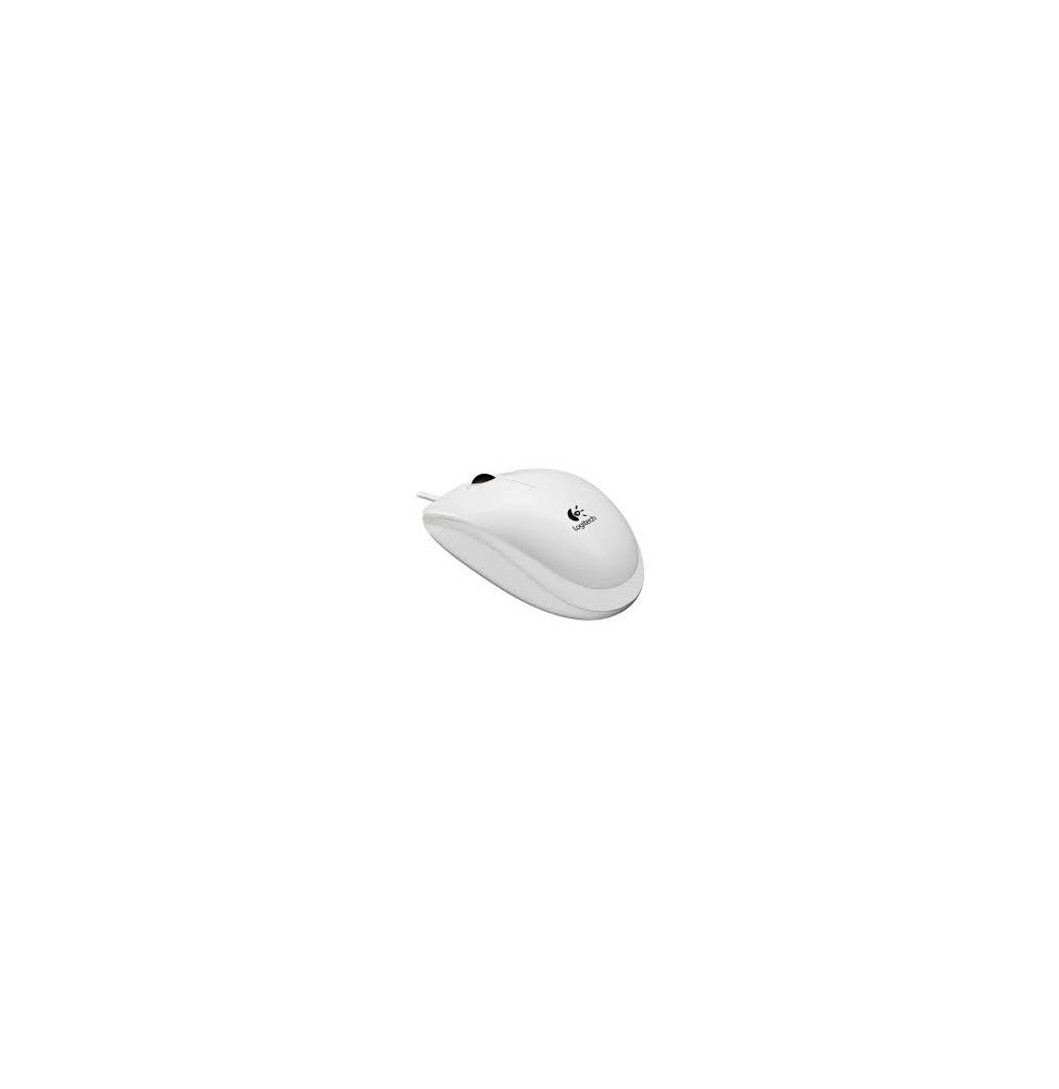 LOGITECH B100 Mouse Ottico USB Bianco 910-0033560