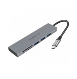 Mediacom MD-C302  Hub 3 porte USB 3.0 + SD/MicroSD Reader, c