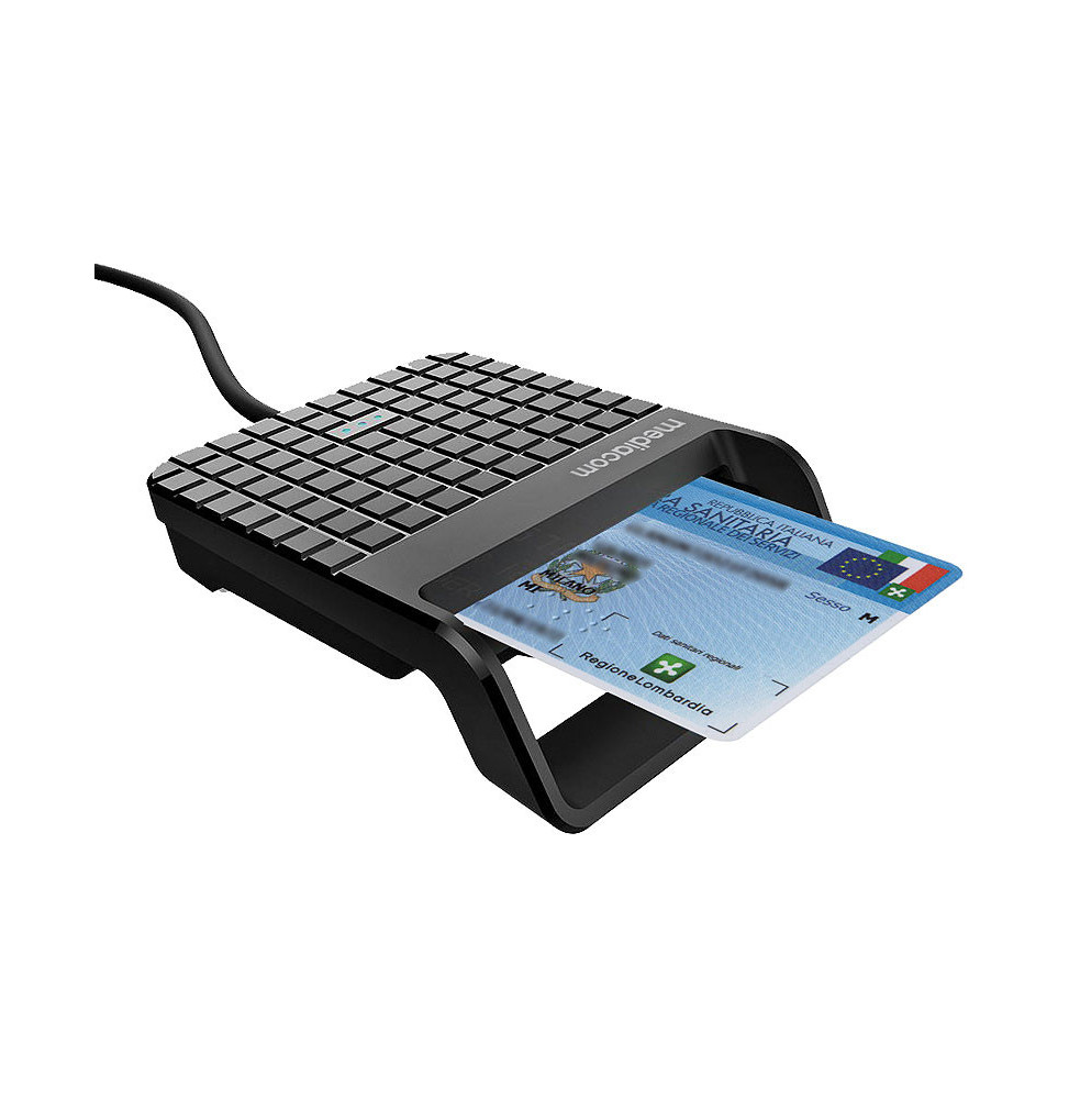 Mediacom MD-S402  USB 2.0 lettore Smart Card per CRS-CNS