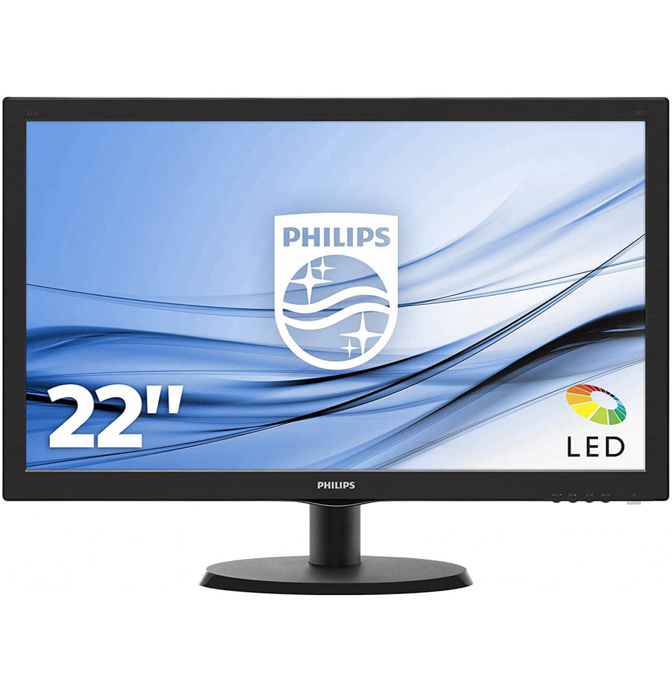 MONITOR PHILIPS LCD LED 21.5  WIDE 223V5LHSB2/00 5MS FHD 600