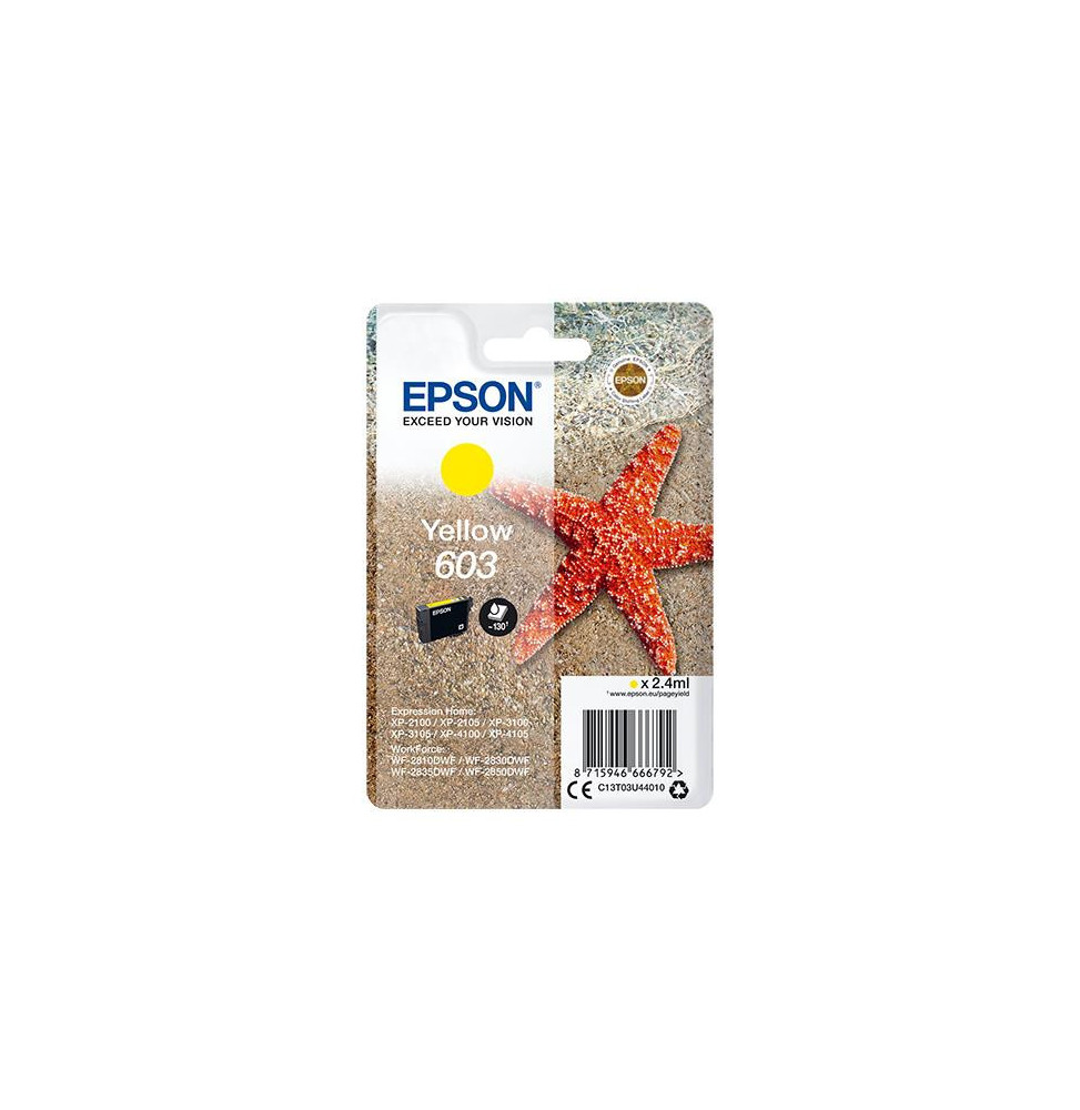 Epson 603 giallo Cartuccia d'inchiostro C13T03U44010